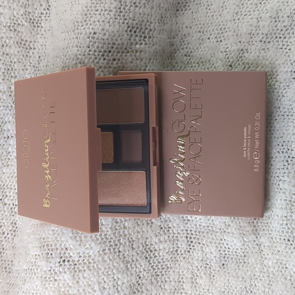 Ciaté LONDON Brazilian Glow Eye & Face Palette in Medium Dark, 8.8g/0.31oz - Picture 1 of 9